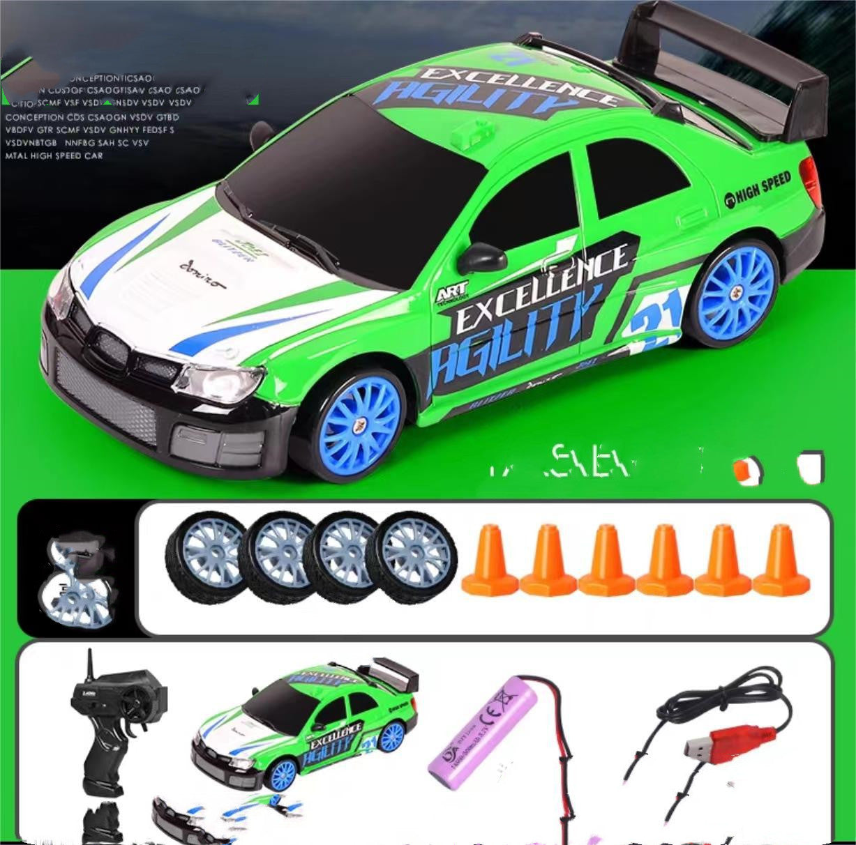 2.4G Car 4WD Remote Control GTR Model AE86 Vehicle Car Christmas Gifts