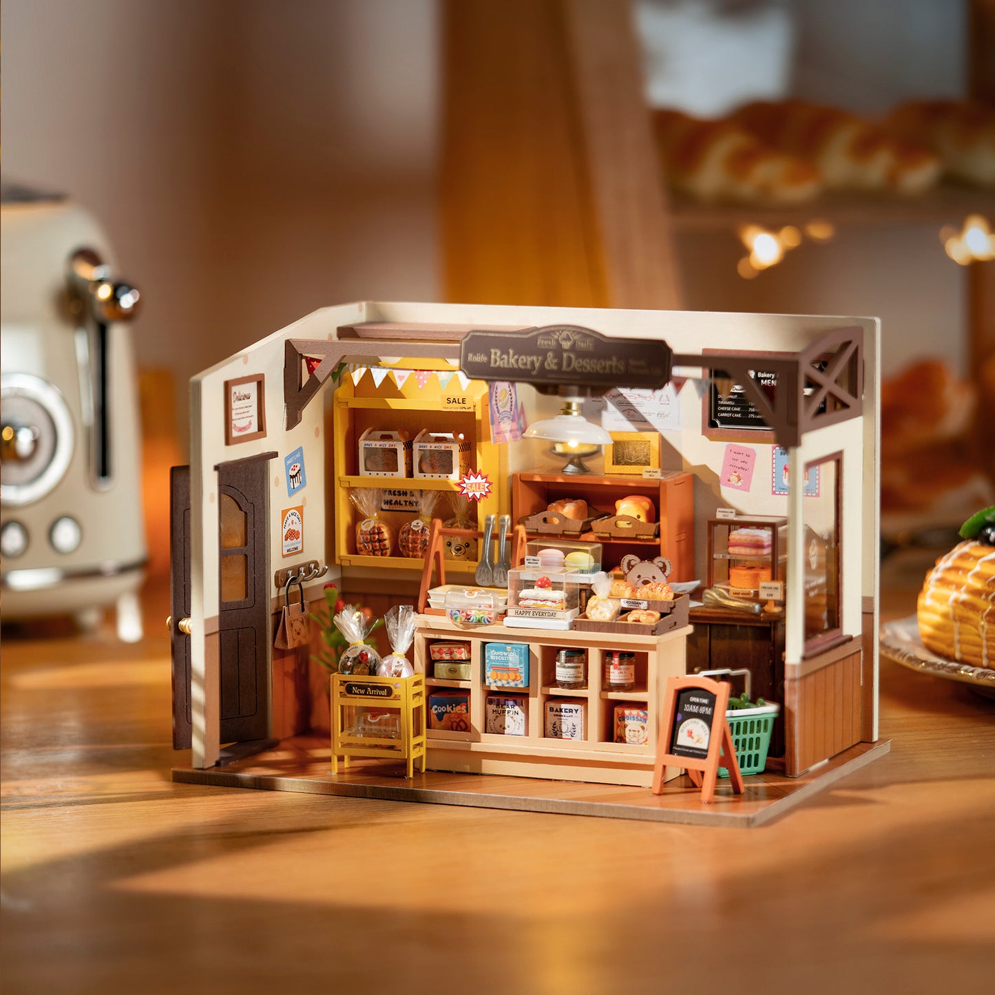 Miniature House For Kids 3D Wooden Toys