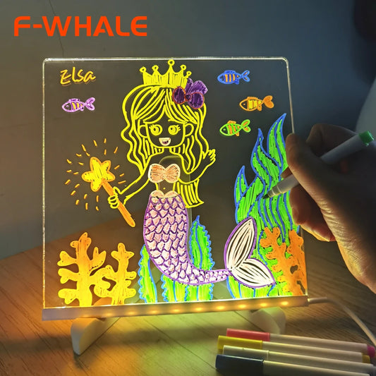 Acrylic Message Note Board Erasable USB