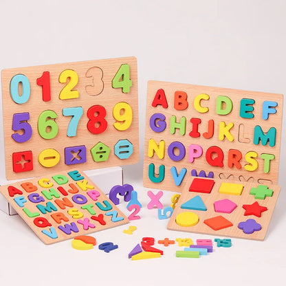 Wooden Puzzle Montessori Toys - Educational Toys