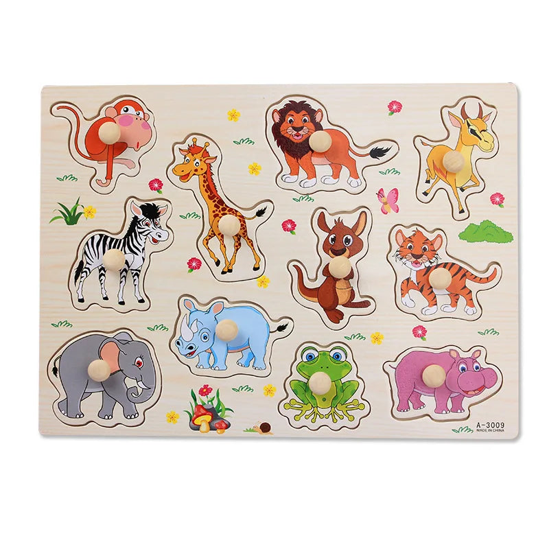 Wooden Puzzle Montessori Toys - Educational Toys