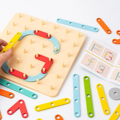 Creative Nail Board Puzzle Toys Montessori Educational Toys