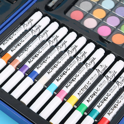 88 PCS Colored & Drawing Pen Set Painting Kit Stationery Set