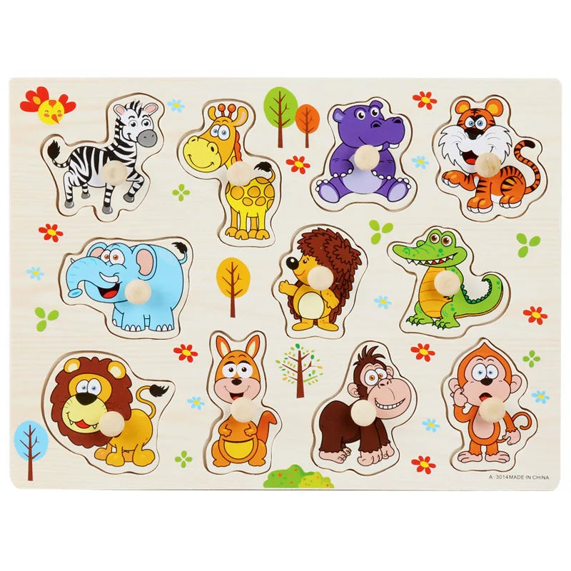 Wooden Puzzle Montessori Toys - Educational Toys