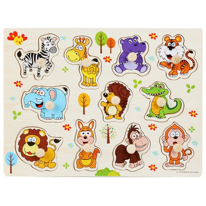 Wooden Puzzle Montessori Toys - Educational Toys