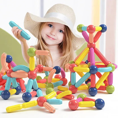 128PCS Magnetic Building Blocks
