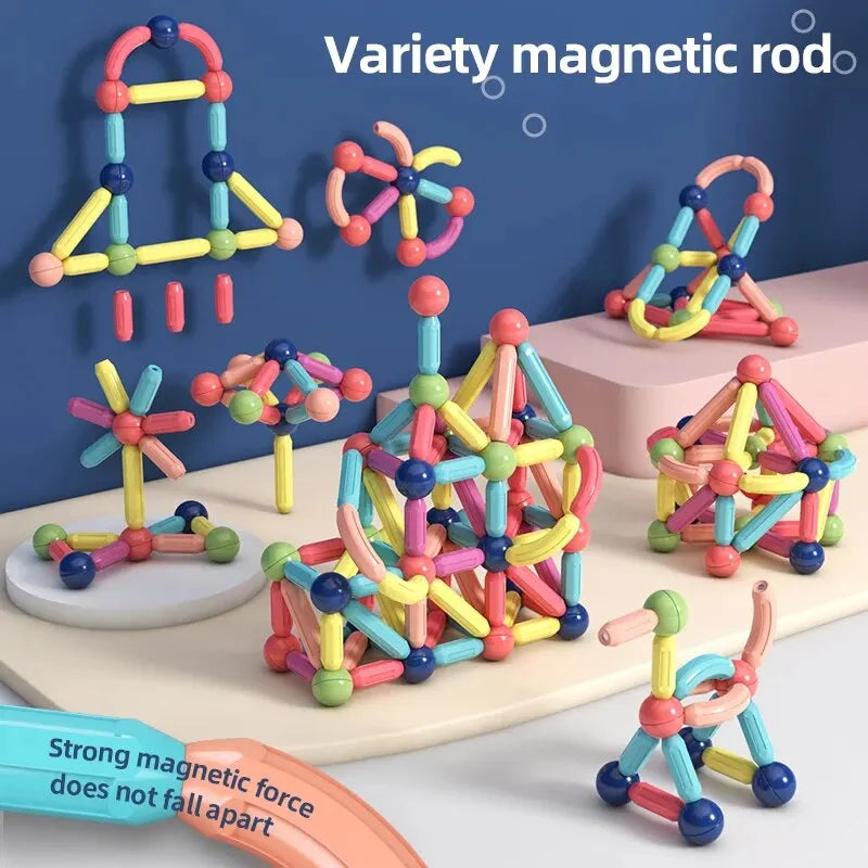 128PCS Magnetic Building Blocks