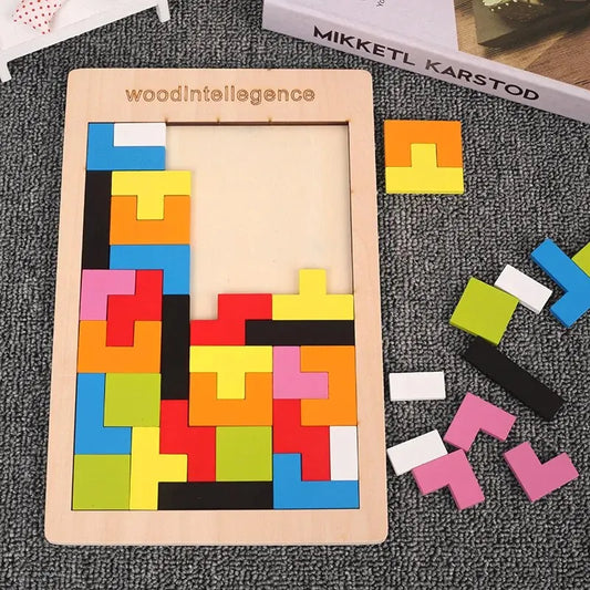 Wooden Puzzle - Early Educational Toys for Kids
