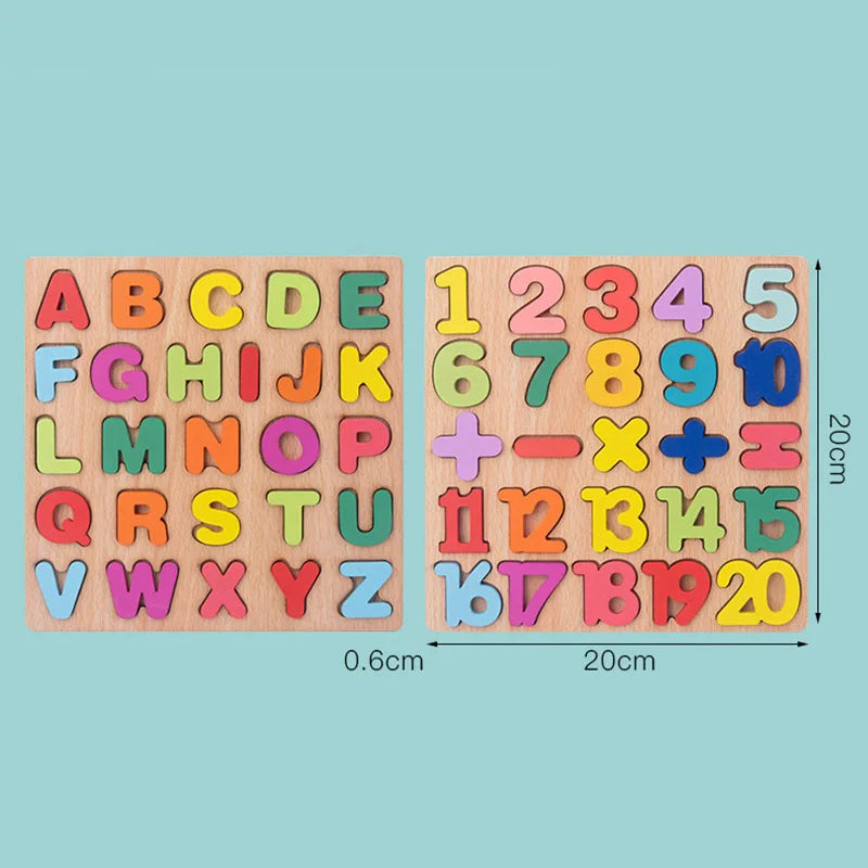 Wooden Puzzle Montessori Toys - Educational Toys