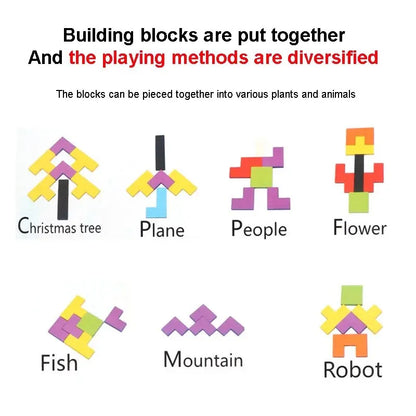 Wooden Puzzle - Early Educational Toys for Kids