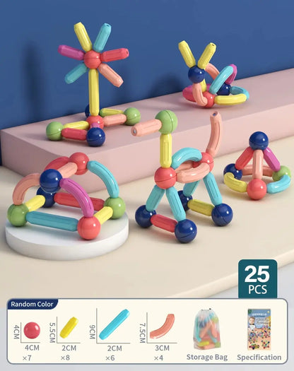128PCS Magnetic Building Blocks
