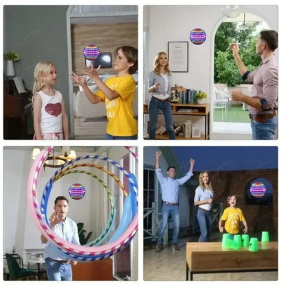 Flying Ball Boomerang Fly Orb Magic With LED Lights Christmas Gift