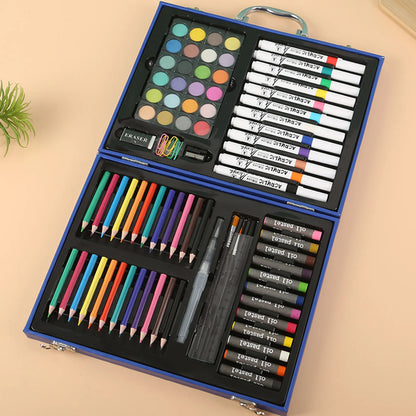 88 PCS Colored & Drawing Pen Set Painting Kit Stationery Set
