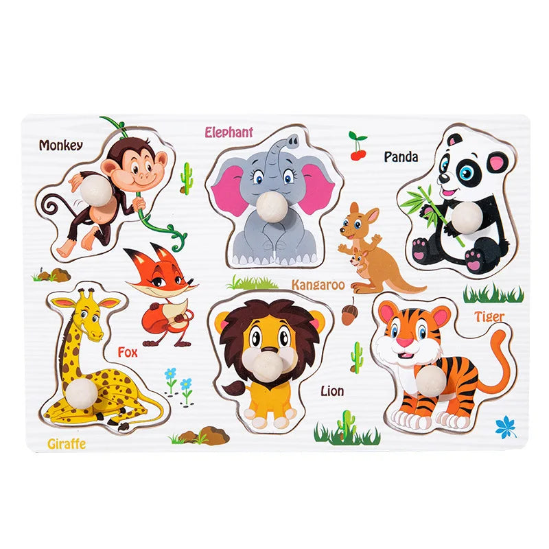 Wooden Puzzle Montessori Toys - Educational Toys