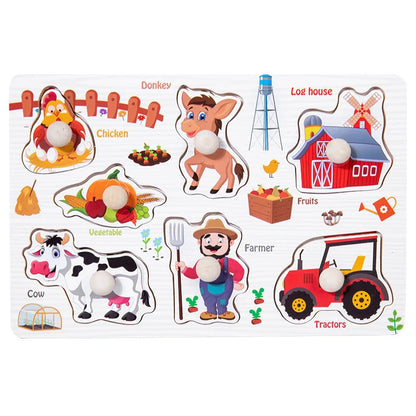Wooden Puzzle Montessori Toys - Educational Toys