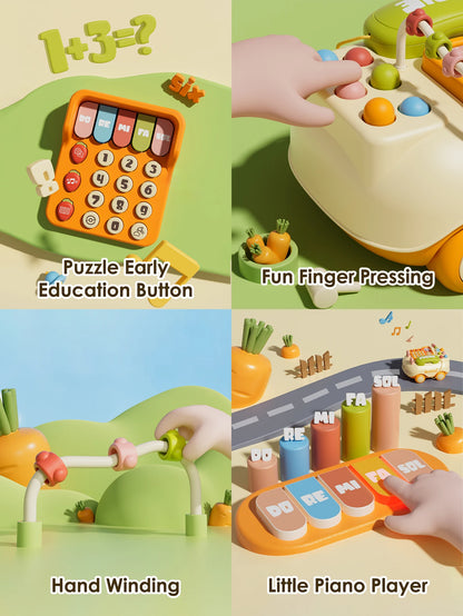 Baby Early Education Telephone Toy Car