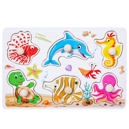 Wooden Puzzle Montessori Toys - Educational Toys