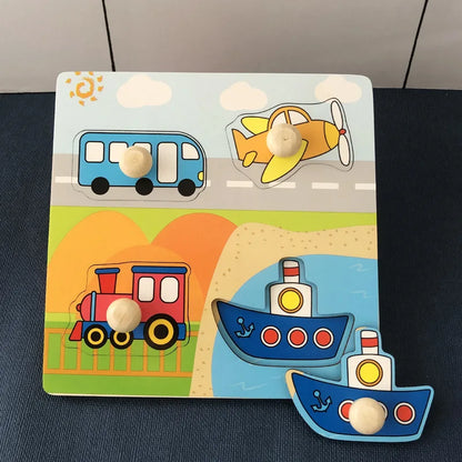 Wooden Puzzle Montessori Toys - Educational Toys