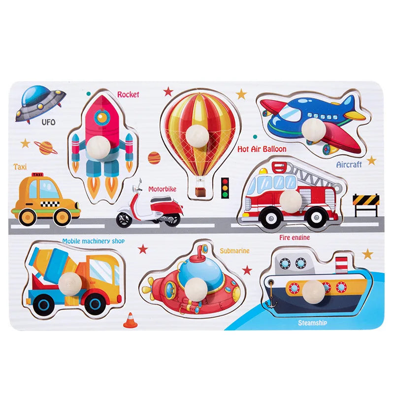 Wooden Puzzle Montessori Toys - Educational Toys