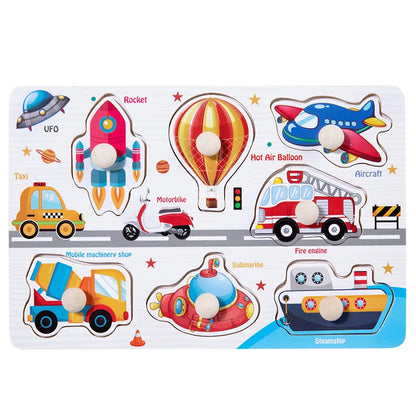 Wooden Puzzle Montessori Toys - Educational Toys