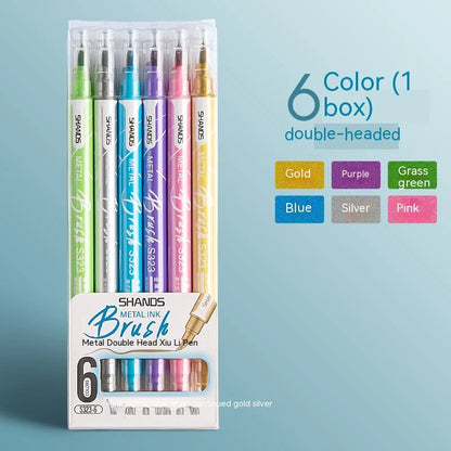 6/12/24 Colors Metallic Paint Markers Pens