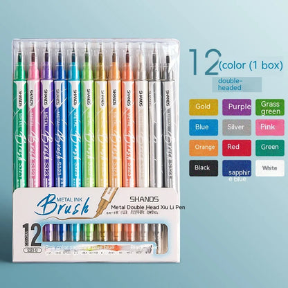 6/12/24 Colors Metallic Paint Markers Pens
