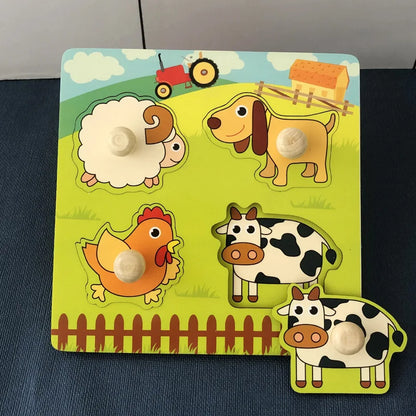 Wooden Puzzle Montessori Toys - Educational Toys