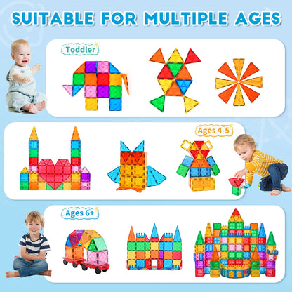 Magnetic Building Blocks 95PCS - Creative learning Christmas Gift