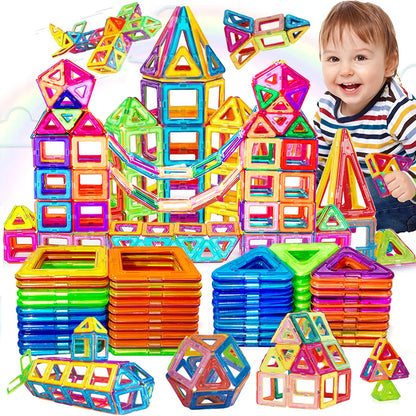 Magnetic Building Blocks Big Size and Mini Size DIY Magnets Toys for Kids