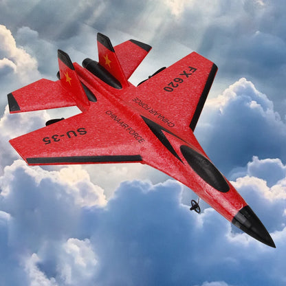 RC Foam Aircraft SU-35 Plane 2.4G Radio Control Glider Remote Control Fighter Plane