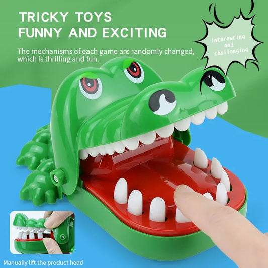 Crocodile Teeth Toys For Kids Alligator Biting Finger - Game Of Luck Pranks Kids Toys