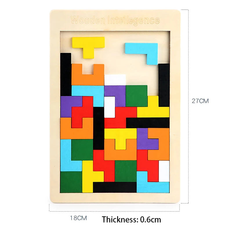 Wooden Puzzle - Early Educational Toys for Kids