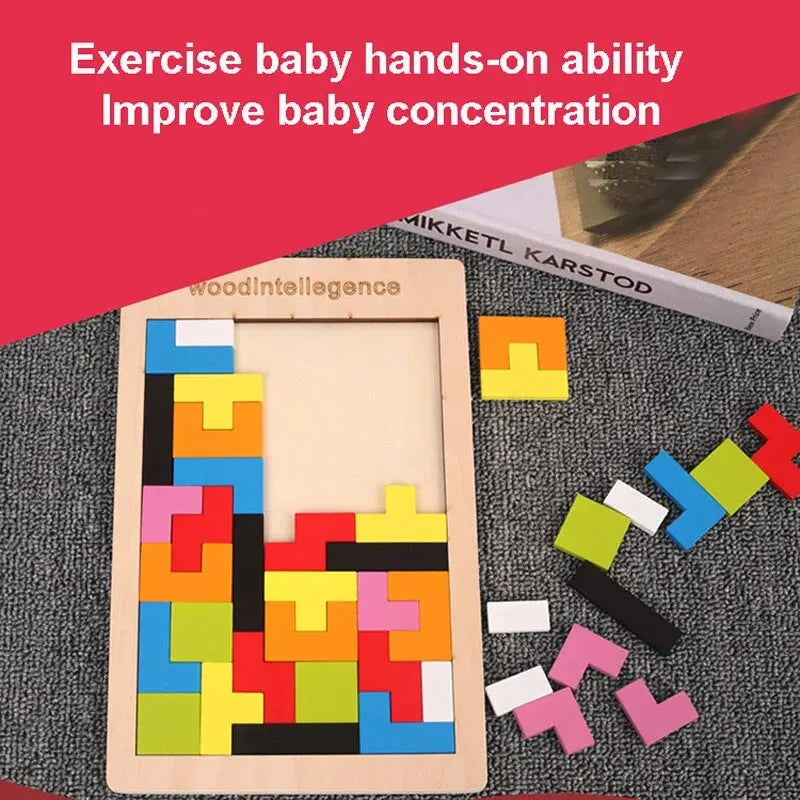 Wooden Puzzle - Early Educational Toys for Kids