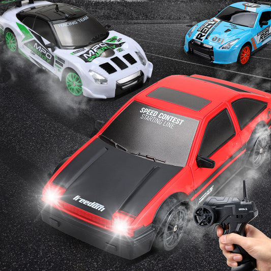 2.4G Car 4WD Remote Control GTR Model AE86 Vehicle Car Christmas Gifts
