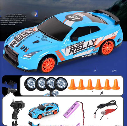 2.4G Car 4WD Remote Control GTR Model AE86 Vehicle Car Christmas Gifts