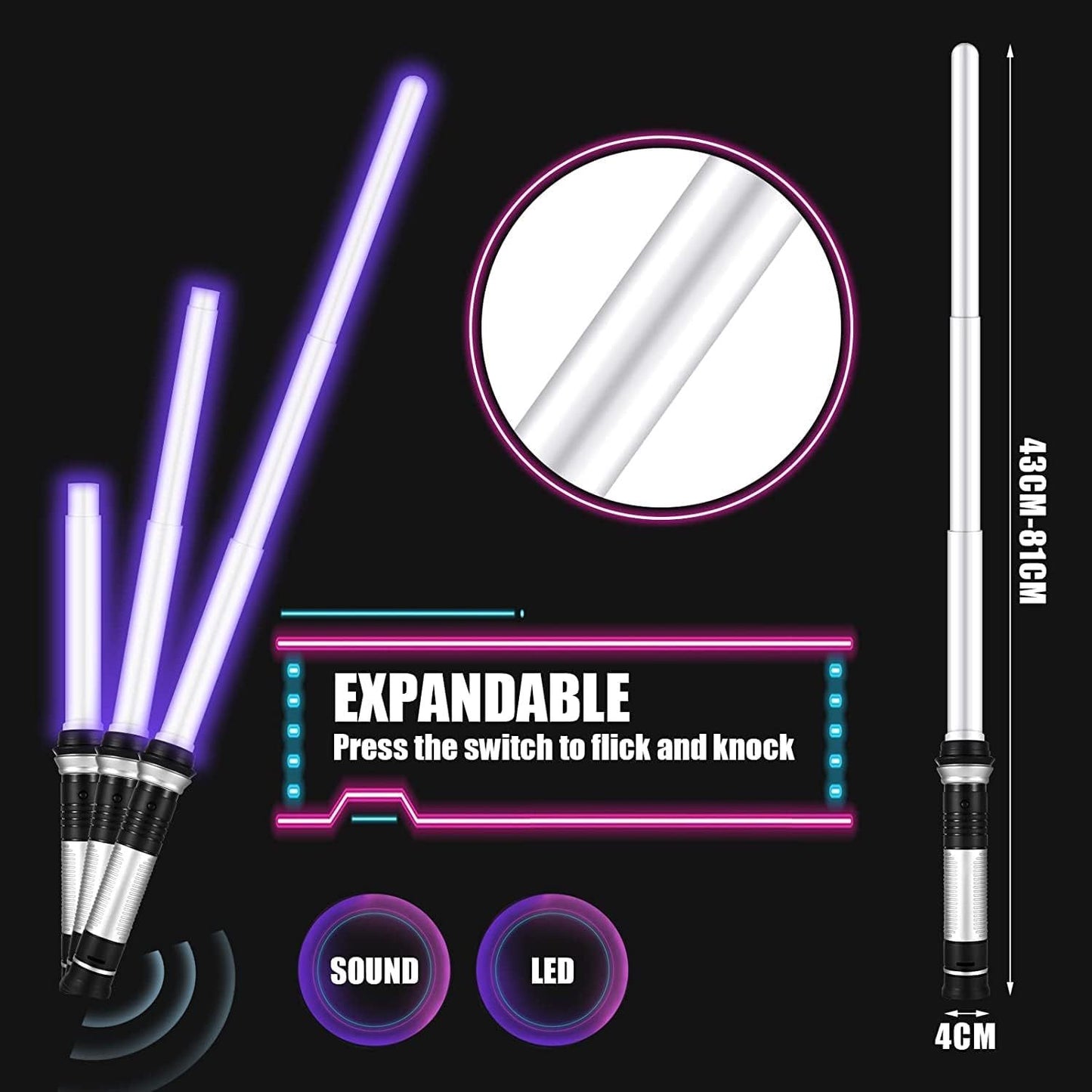 Lightsaber Kids - 2 Pack